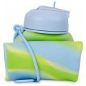 Cool Pack Drinking cup silicone CoolPack Pump 600 ml Girls Blue
