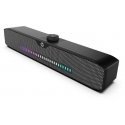 Kompiuterio kolonėlės HP Soundbar DHS-4200, 6W, juoda, 3,5 mm jack (USB), pašvietimas