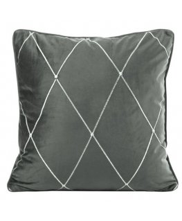 Eurofirany MARGO Pilka 45 x 45 cm Aksomas