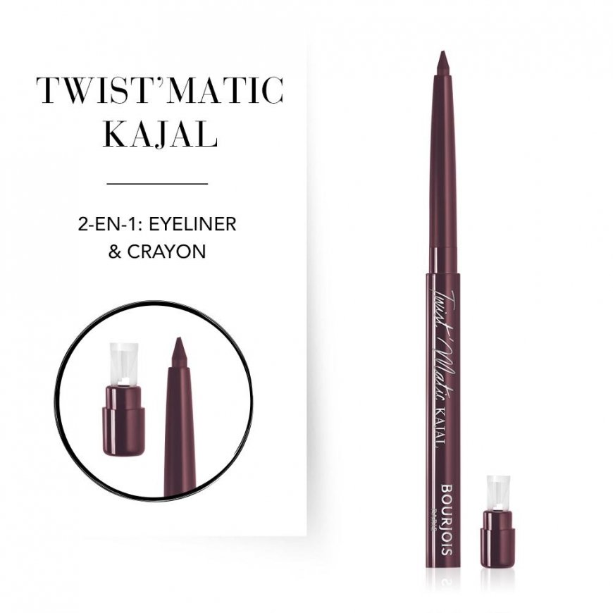Bourjois Twist Kajal rajaussivellin 1 ml Rasva (aine) 03 Henna'dorable – 4