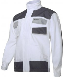 Lahti Pro Sweater White Grey, 100% Cotton, 2L / 54 (L4041354)