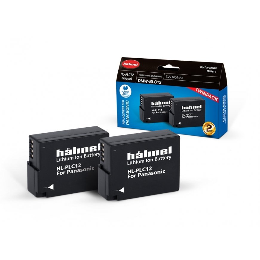 Hahnel HL-PLC12 Twin Pack Litija jons 1000 mAh – 2