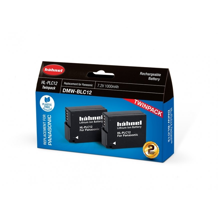 Hahnel HL-PLC12 Twin Pack Ličio-jonų (Li-Ion) 1000 mAh – 3