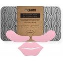 Mohani Set wielorazowych silikonowych płatków pod oczy i maski na usta Pink Mohani Set wielorazowych silikonowych płatków pod oczy i maski na usta Pink