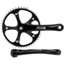 Front star block ProX Fix Bike Alu 1-speed 46T 170mm black