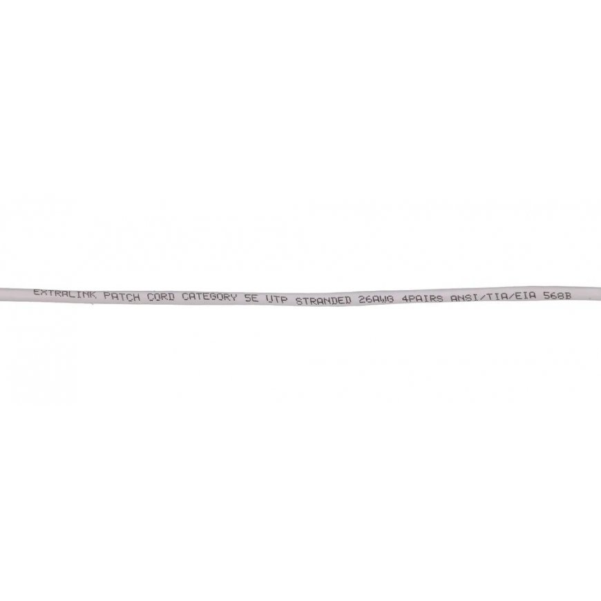 Extralink EX.7652 verkkokaapeli Harmaa 10 m Cat5e U/UTP (UTP) – 4