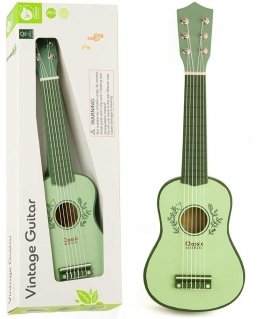 CLASSIC WORLD Drewniana Guitar Vintage dla Dzieci 3+