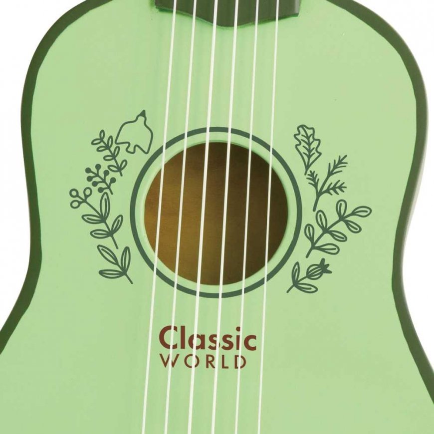 CLASSIC WORLD Drewniana Gitara Vintage dla Dzieci 3+ – 4