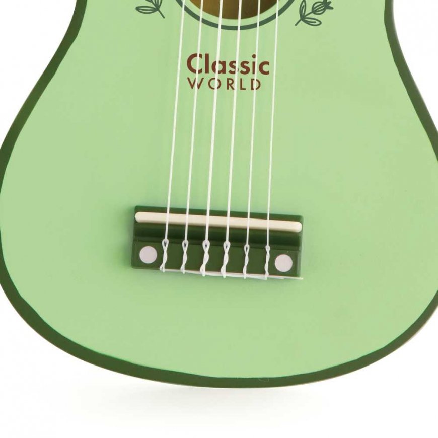 CLASSIC WORLD Drewniana Gitara Vintage dla Dzieci 3+ – 5