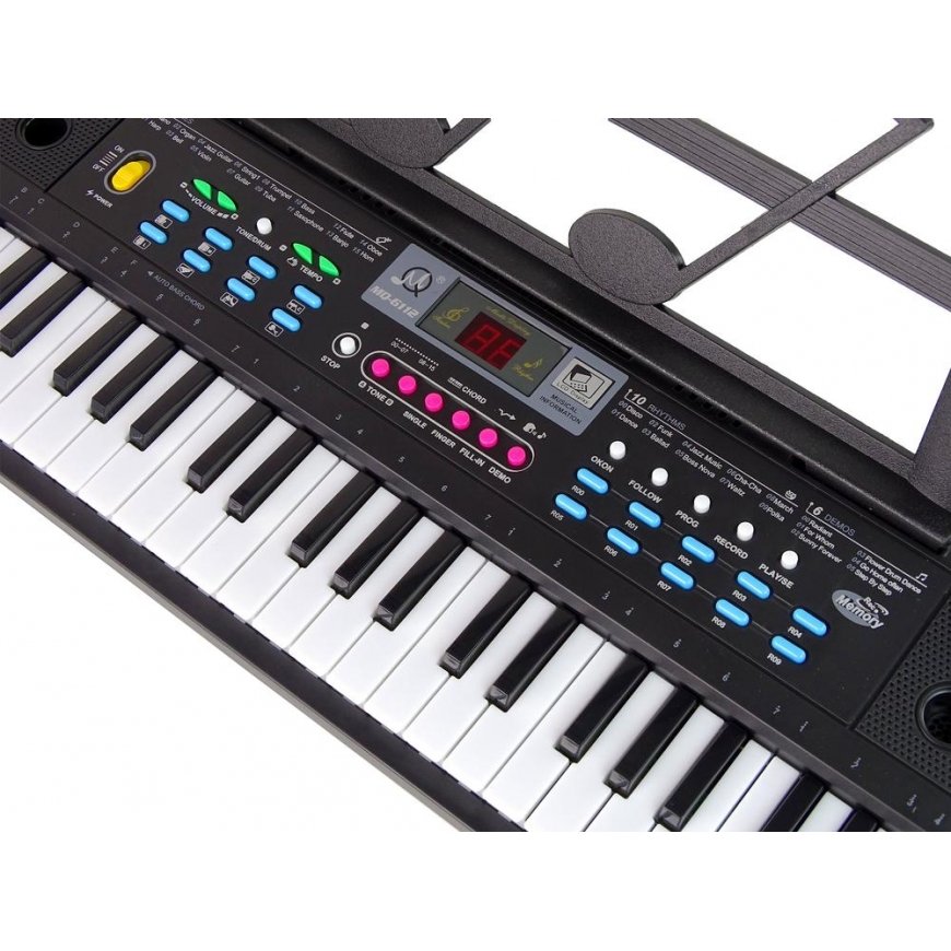 Lean Cars Keyboard MQ-6112 Microphone Notepad 61 keys – 2