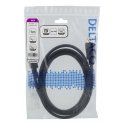 Deltaco DP-1010D DisplayPort-kaabel 1 m Must Deltaco DP-1010D DisplayPort-kaabel 1 m Must