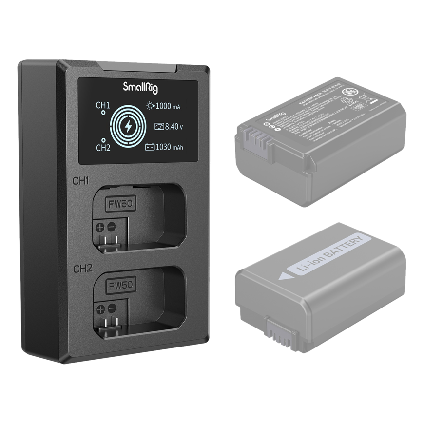 SmallRig 4081 Battery Charger For NP-FW50 Batteries – 2
