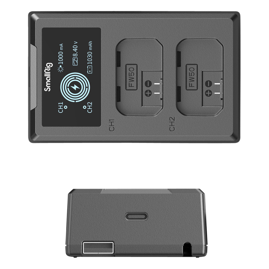 SmallRig 4081 Battery Charger For NP-FW50 Batteries – 3