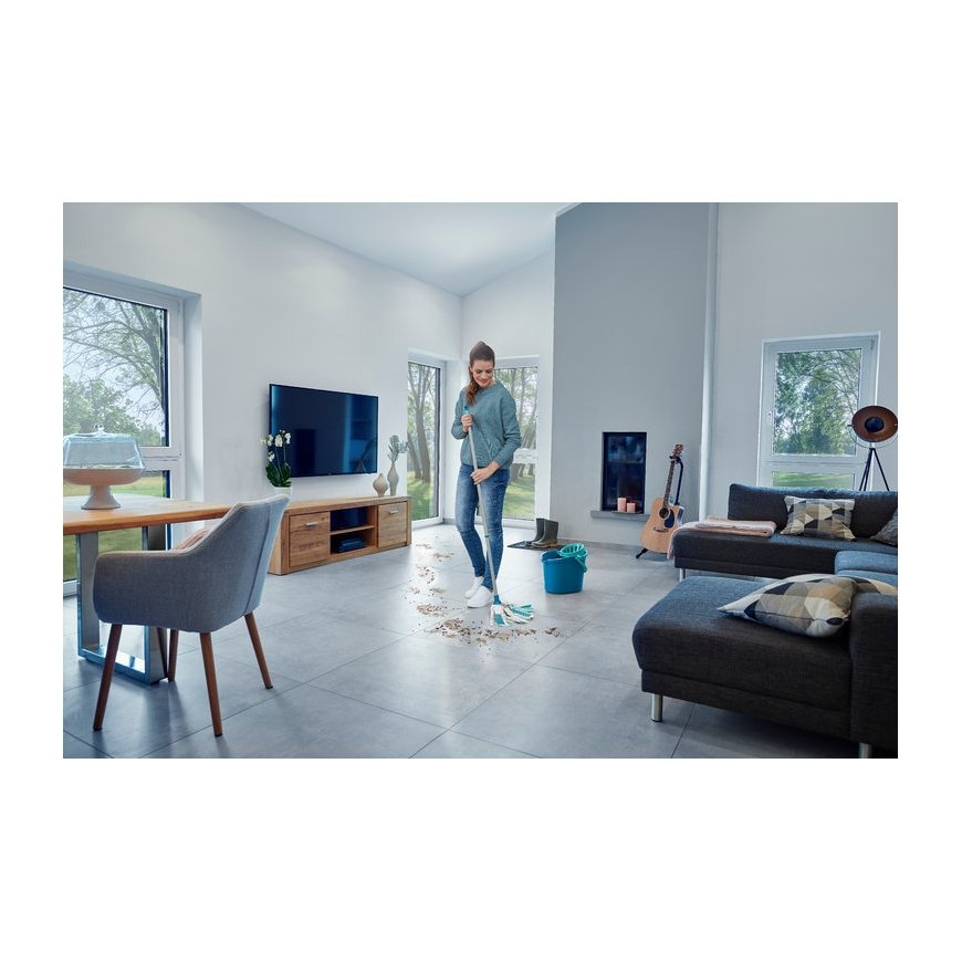 Leifheit 52105 mopp Märg Kiud Sinine, Teras – 5