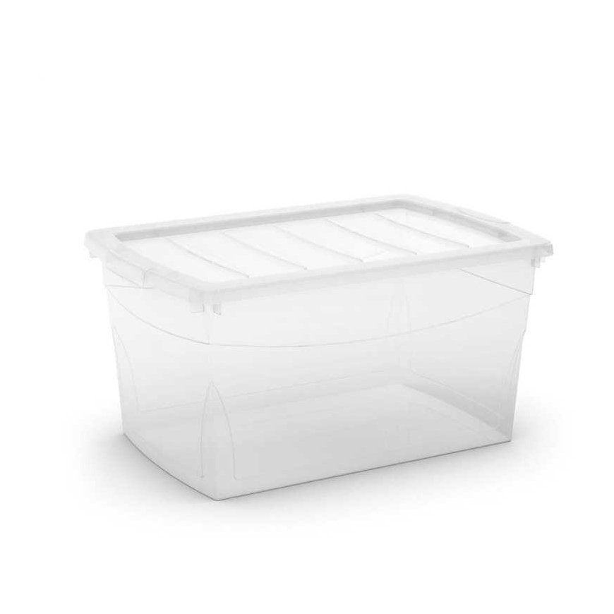 Daiktadėžė KIS, 50 l, skaidri, 58,5×39×30 cm