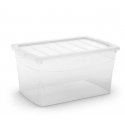 Daiktadėžė KIS, 50 l, skaidri, 58,5×39×30 cm Daiktadėžė KIS, 50 l, skaidri, 58,5×39×30 cm
