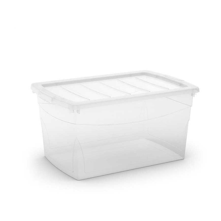 Daiktadėžė KIS, 50 l, skaidri, 58,5×39×30 cm – 2