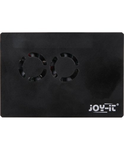 Raspberry Pi plastic case with fans for Raspberry Pi 4 B, black – 3