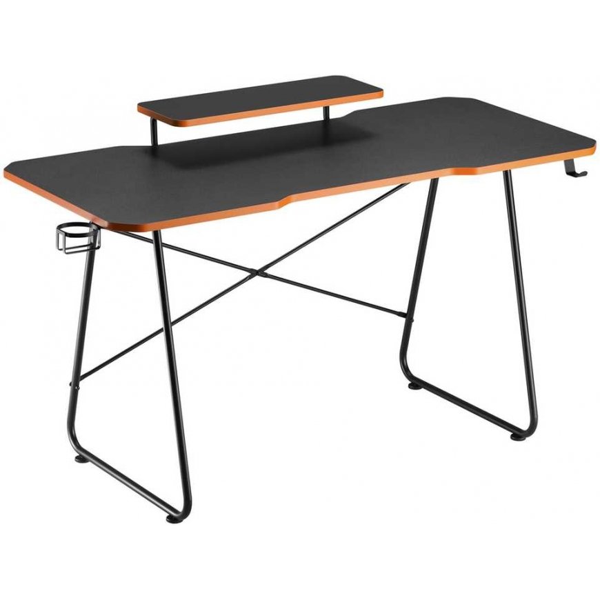 NanoRS RS170 gaming desk with monitor