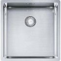 Stainless steel sink Franke Box, BXX 210/110-45, manual valve