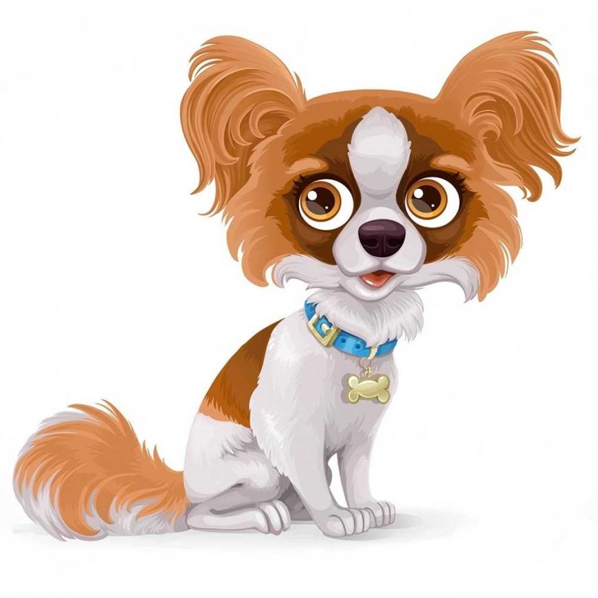 Beldizart Papillon dog 20*20 WD3023 – 3