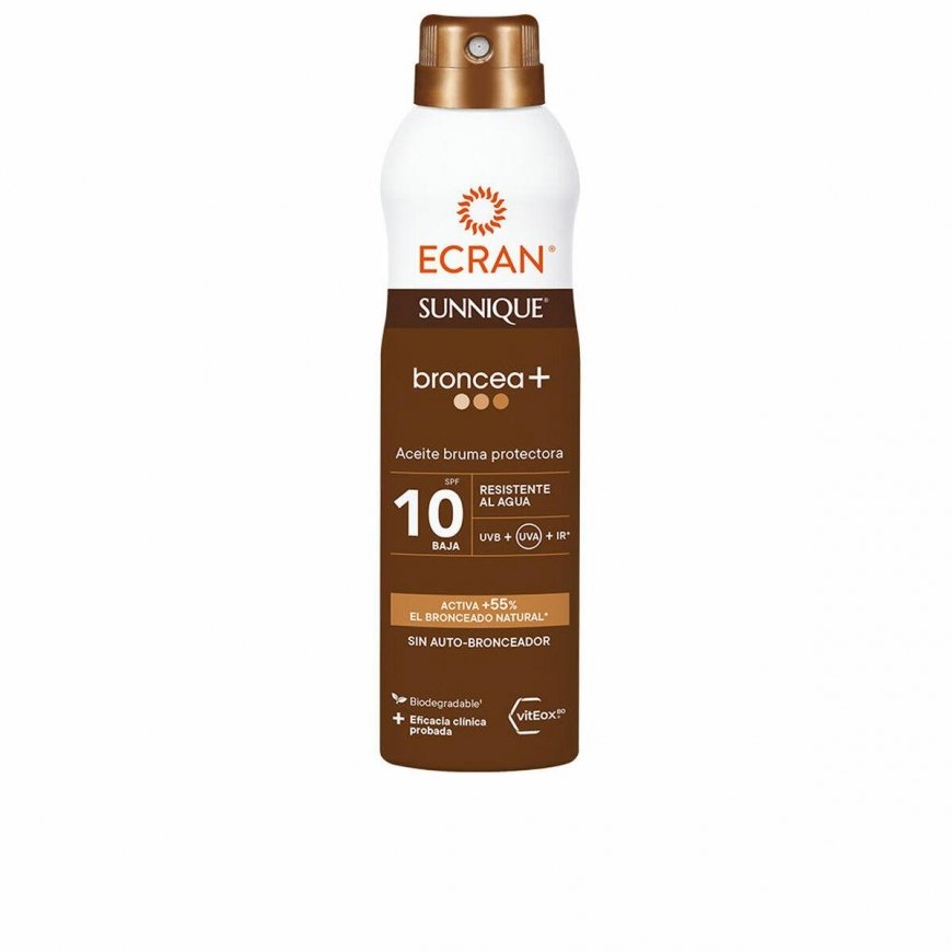 "Ecran Sunnique" įdegio aliejaus dulksna Spf10 250ml