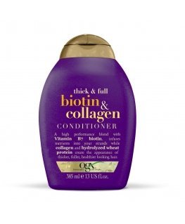 Organix Cosmetix Hair conditioner with vitamin B7, biotin and collagen, 385 ml