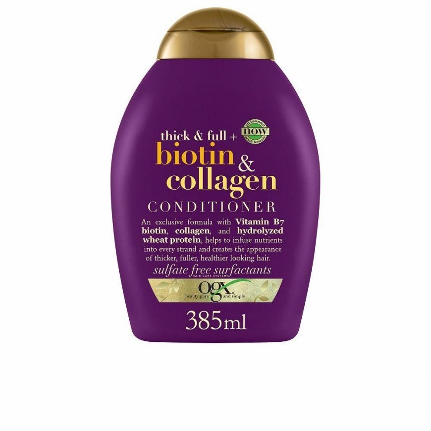 Organix Cosmetix Hair conditioner with vitamin B7, biotin and collagen, 385 ml – 2