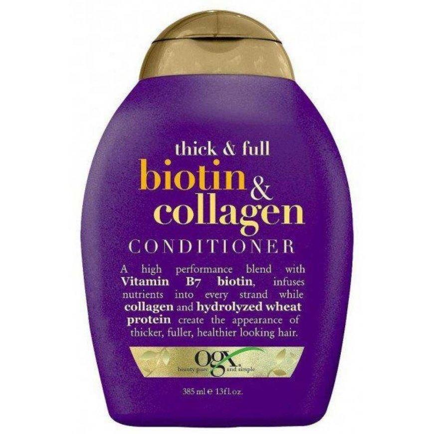 Organix Cosmetix Hair conditioner with vitamin B7, biotin and collagen, 385 ml – 3