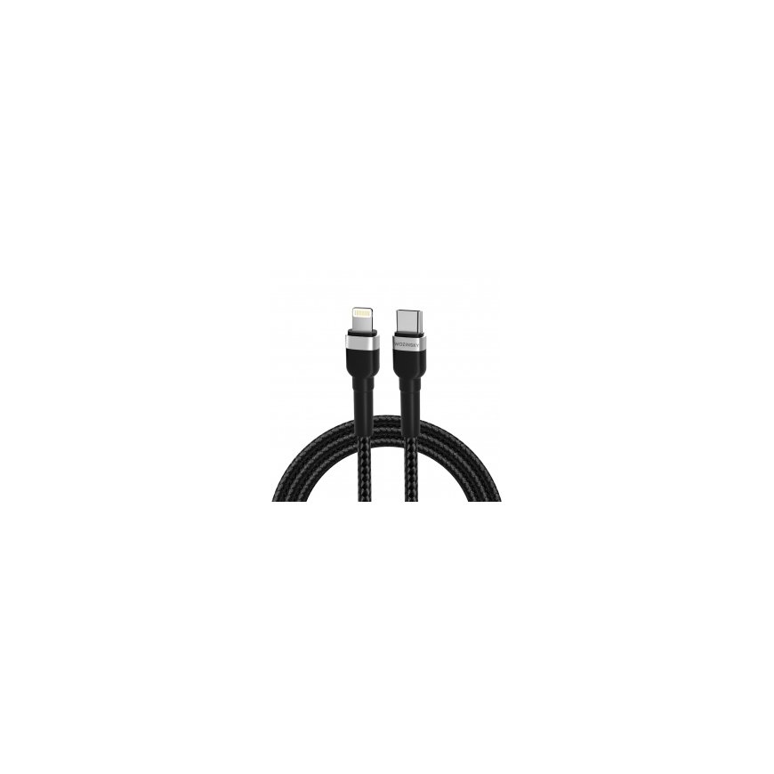 Wozinsky WNBCL2 Lightning | USB-C PD 30W cable 2 m - black