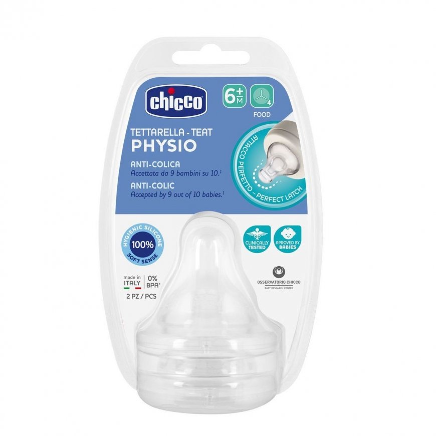 Chicco 00020347000000 pudelītes knupītis Silikons Ortodontisks