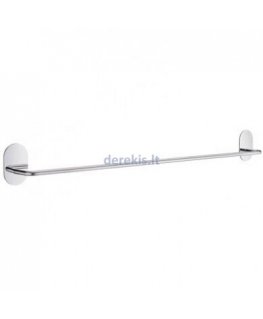 Adhesive single towel holder BESLAGSBODEN BK1026, chrome