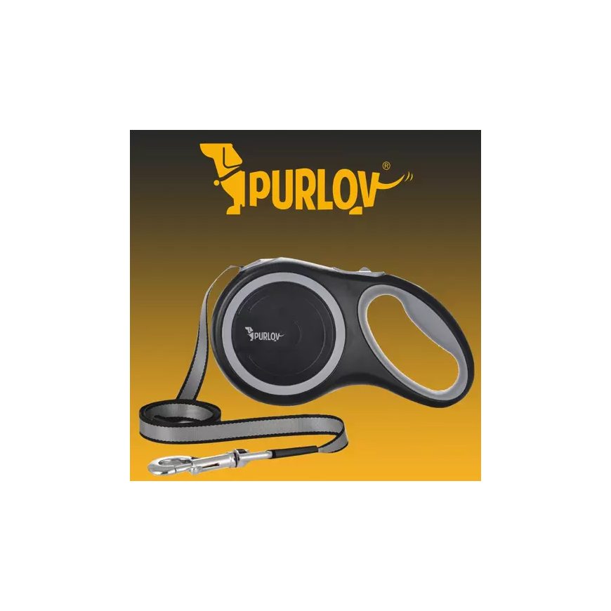 Automatinis pavadėlis šuniui 8m/50kg purlov 19786m – 2