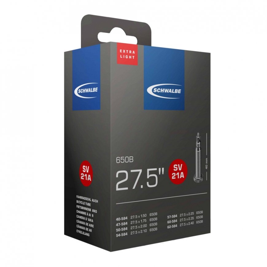 Schwalbe 10400163 velosipēda riepas kamera Presta