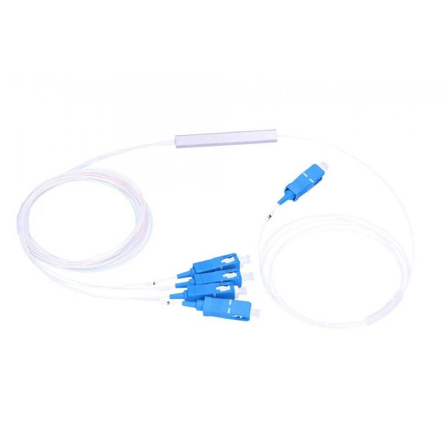 Extralink Оптический сплиттер 1:4 PLC SC/UPC 900um, 1,5m