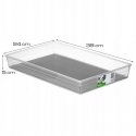 Box Sistemo Organizer 9 39 x 24 x 5 cm transparent|light grey