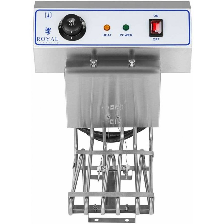 Royal Catering two-chamber fryer with cabinet 400V - 2x10L – 4