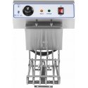 Royal Catering dviejų kamerų gruzdintuvė su spintele 400V - 2x10L Royal Catering dviejų kamerų gruzdintuvė su spintele 400V - 2x10L