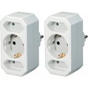 Brennenstuhl BRENN-1508050 elektriskās kontaktdakšas adapters C tips (Eiropas standarta kontaktdakša Brennenstuhl BRENN-1508050 elektriskās kontaktdakšas adapters C tips (Eiropas standarta kontaktdakša