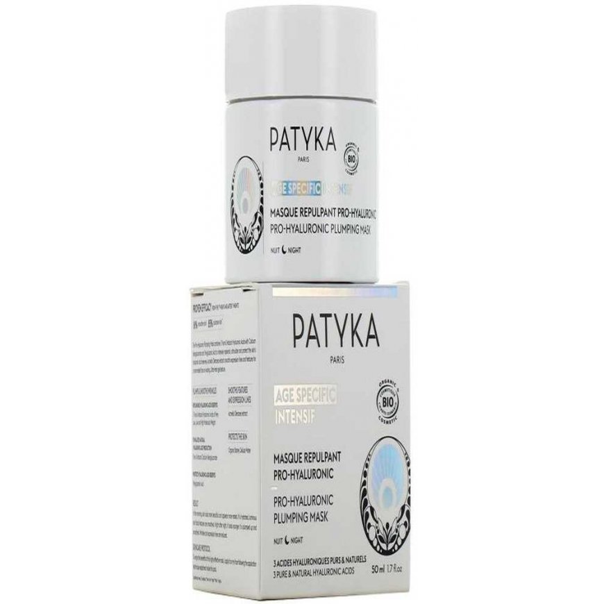 Patyka Masque Repul Hyaluronic prabangi veido kaukė su hialiuronu 50ml
