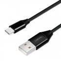 LogiLink CU0139 USB-kaabel 0,3 m USB 2.0 USB A USB C Must