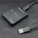 Qoltec 50314 kõvakettaboks Kõvaketta korpus Must M.2