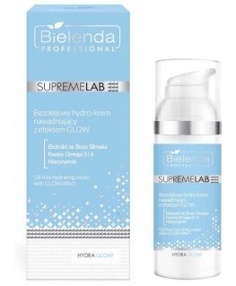 Bielenda Professional SupremeLab Hydra Glow non-greasy hydro-cream moisturizing with glow effect 50ml