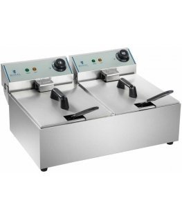Royal Catering Dviguba elektrinė gruzdintuvė 2x5L