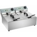 Royal Catering Double electric fryer 2x5L Royal Catering Double electric fryer 2x5L