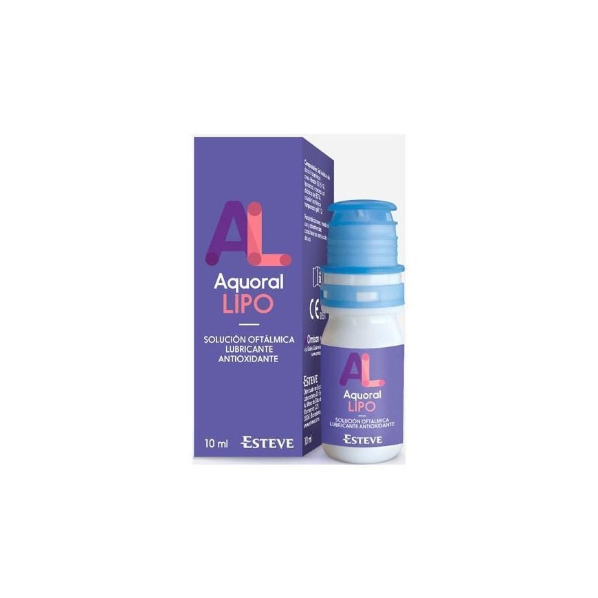 Esteve Aquoral Lipo Ophthalmic Solution Antioxidant lubricant 10ml