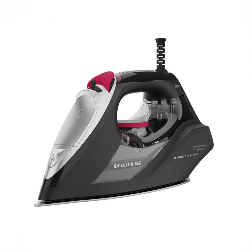 Taurus Geyser Eco Easy 2800 Kuiva- & höyrysilitysrauta Keraaminen pohjalevy 2800 W musta – 2