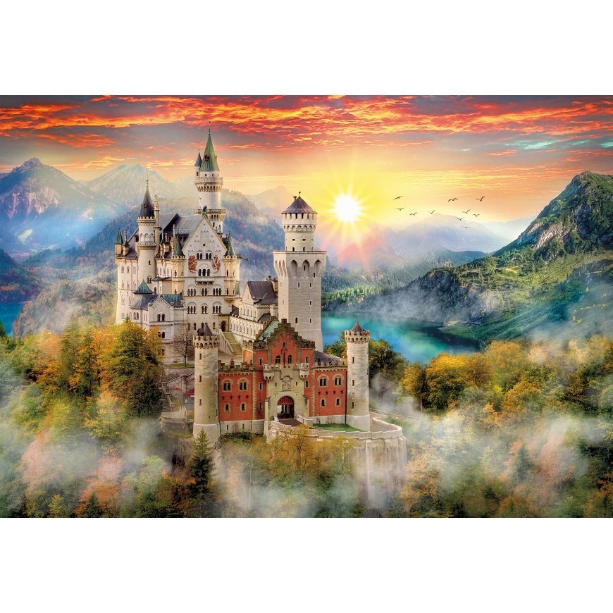 Clementoni Neuschwanstein Kontūras puzle 2000 pcs Pilsēta – 2