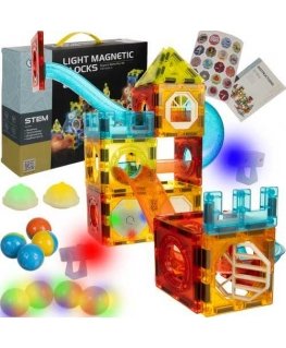 Magnetic blocks - track 75 pcs. Kruzel 22684