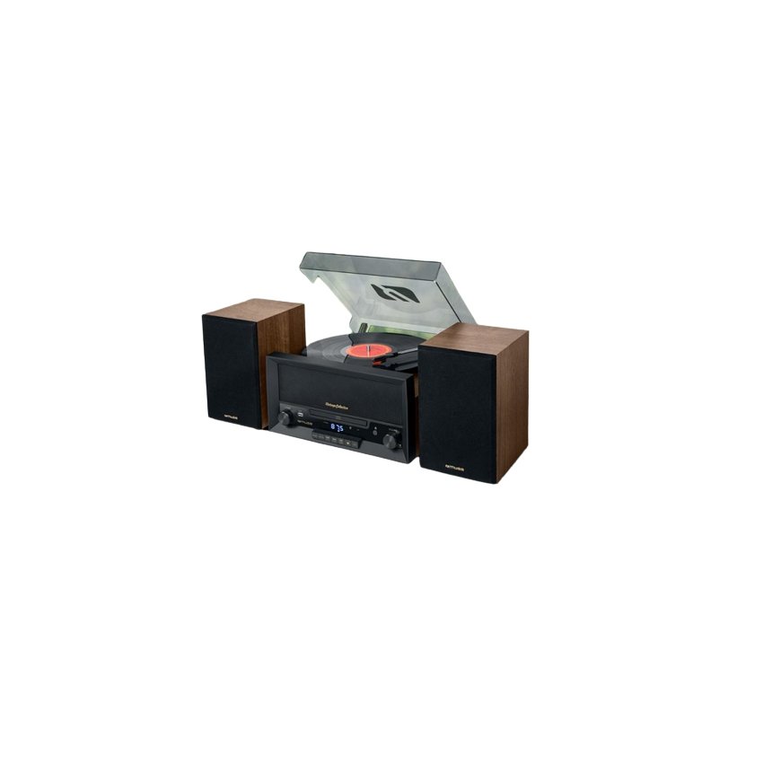 Muse MT-120 MB Mājas audio midisistēma Melns, Caurspīdīgs, Koks Manuāls